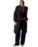 Guess Γυναικείο Μπουφάν Μακρύ Virginia Long Hoodie V6BL08W4373-JBLK Μαύρο