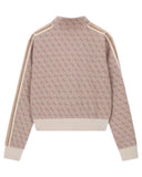Guess Γυναικεία Ζακέτα Allover Jacquard V6BQ27K7946-FNNH Μπεζ