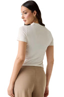 Guess Γυναικείο T-Shirt Circe V6GI01K2962-G106 Εκρού