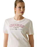 Guess Γυναικείο Boxy T-Shirt Arianna V6GI04K2965-G047 Εκρού
