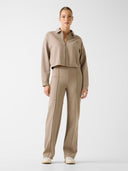 Guess Γυναικεία Ζακέτα Annie Full Zip Crop Jacket V6RQ17KD822-G103 Μπεζ