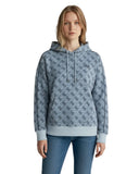 Guess Γυναικείο Παντελόνι Φόρμας 4G All Over Jacquard V6YB02K4783-FBI5 Μπλε