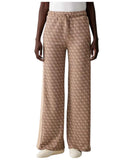 Guess Γυναικείο Παντελόνι Φόρμας 4G Jacquard V6YB27K5181-FNNI Καφέ