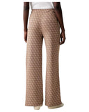 Guess Γυναικείο Παντελόνι Φόρμας 4G Jacquard V6YB27K5181-FNNI Καφέ