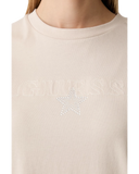 Guess Γυναικείο T-Shirt Agena V6YI05K4272-A91D Μπεζ