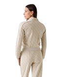 Guess Γυναικεία Ζακέτα 4G Allover Jacquard V6YQ01K4781-FNMZ Μπεζ