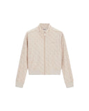 Guess Γυναικεία Ζακέτα 4G Allover Jacquard V6YQ01K4781-FNMZ Μπεζ