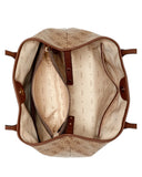 Guess Γυναικεία Τσάντα Victorria ESG951428-Latte Logo/Brown