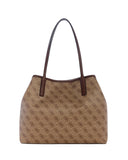 Guess Γυναικεία Τσάντα Victorria ESG951428-Latte Logo/Brown