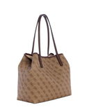 Guess Γυναικεία Τσάντα Victorria ESG951428-Latte Logo/Brown
