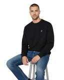 Nautica Ανδρικό Φούτερ Λαιμόκοψη 3NCN1T01887-011 Μαύρο