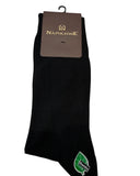 Monte Napoleone Ανδρικές Κάλτσες Bamboo ONE SIZE 42-46 262-97-0365 Μαύρο