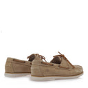 Lumberjack Ανδρικά Δερμάτινα Παπούτσια Loafer Navigator 102268826-Beige Μπεζ