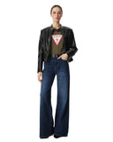 Guess Γυναικείο Παντελόνι Denim W6YA82D1334-TWNR Σκούρο Mπλε