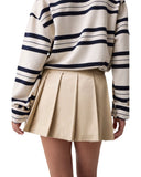 Guess Γυναικεία Φούστα Πλισέ Juliane W6YD14W2940-A117 Μπεζ