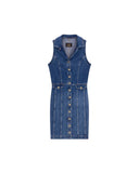 Guess Γυναικείο Φόρεμα Denim Destiny W6YK24D1763-TWNS Μπλε