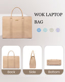 Γυναικείο σετ τσάντας χιαστί/χειρός Lovevook 16''15,6” WB3063 apricot