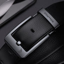 Ανδρική Ζώνη Δερμάτινη William Polo 20030 Black - 1-10cm