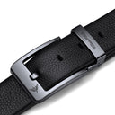 Ανδρική Ζώνη Δερμάτινη William Polo 20030 Black - 1-15cm