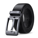 Ανδρική Ζώνη Δερμάτινη William Polo 20030 Black - 1-15cm