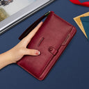 Δερμάτινο Ανδρικό πορτοφόλι William Polo 218163 red