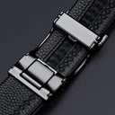 Ανδρική Ζώνη Δερμάτινη William Polo P24PD μαύρο - 1-10cm