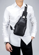 Δερμάτινο τσαντάκι body Bull Captain XB 095 Μαύρο