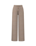 Guess Γυναικείο Παντελόνι Φόρμας 4G Jacquard V6YB27K5181-FNNI Καφέ