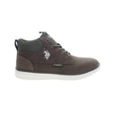U.S. Polo Assn. Ανδρικά Δερμάτινα Μποτάκια YGOR008-DBR003 Καφέ