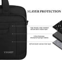 Υφασμάτινος Χαρτοφύλακας Ytonet 15,6' laptop 7,2L 1098 μαύρο