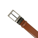 Guy Laroche Ανδρική Δερμάτινη Ζώνη Διπλής Όψης Leather Belt GL F1357 Μπλε-Ταμπά