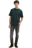 Tom Tailor Ανδρική Μπλούζα Relaxed Structured T-Shirt  1040879-10362 Πράσινο