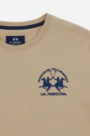 La Martina Ανδρικό T-Shirt MCR009JS388-04167 Μπεζ