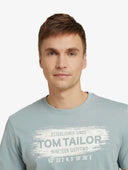 Ανδρική Μπλούζα Tom Tailor Printed Logo T-Shirt 1030034-12960 Πράσινο