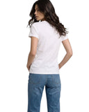 Guess Γυναικείο T-Shirt Original Hot Fix W6YI54K4870-G011 Λευκό