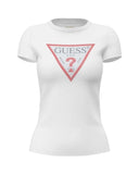 Guess Γυναικείο T-Shirt Original Hot Fix W6YI54K4870-G011 Λευκό