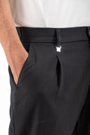 Παντελόνι Vittorio 500-2526-ALBERTO BLACK Μαύρο