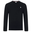 Us Polo Assn. Ανδρικό T-Shirt Μακρυμάνικο Will US40 168 003-199 Μαύρο