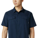 Columbia Ανδρικό Πουκάμισο Κοντομάνικο Utilizer™ II Solid 1577762-464 Μπλε