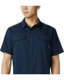 Columbia Ανδρικό Πουκάμισο Κοντομάνικο Utilizer™ II Solid 1577762-464 Μπλε