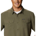 Columbia Ανδρικό Πουκάμισο Κοντομάνικο Utilizer™ II Solid 1577762-397 Πράσινο