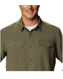 Columbia Ανδρικό Πουκάμισο Κοντομάνικο Utilizer™ II Solid 1577762-397 Πράσινο