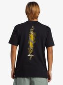 Quiksilver Step Up Ανδρικό T-Shirt EQYZT09563-KVJ0 Μαύρο