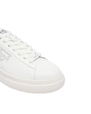 Guess Ανδρικό Δερμάτινο Παπούτσι Elban FMFLBANLEL12-White Λευκό