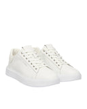 Guess Ανδρικό Δερμάτινο Παπούτσι Pravi FMJAVILEA12-White Λευκό