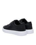 Guess Ανδρικό Δερμάτινο Παπούτσι Pravi FMJAVILEA12-Black Μαύρο