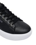 Guess Ανδρικό Δερμάτινο Παπούτσι Pravi FMJAVILEA12-Black Μαύρο