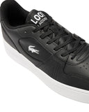 Lacoste Ανδρικά Δερμάτινα Sneakers Set 224 748SMA0018312-BLK WHT Μαύρο