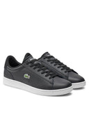 Lacoste Ανδρικά Δερμάτινα Sneakers Carnaby Set 48SMA0011312 BLK/WHT Μαύρο