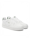 Lacoste Ανδρικά Δερμάτινα Sneakers Set 224 748SMA00181R5 WHT/DK GRN Λευκό